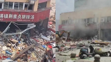 河南南阳餐馆爆炸已致20伤 原因曝光（视频）